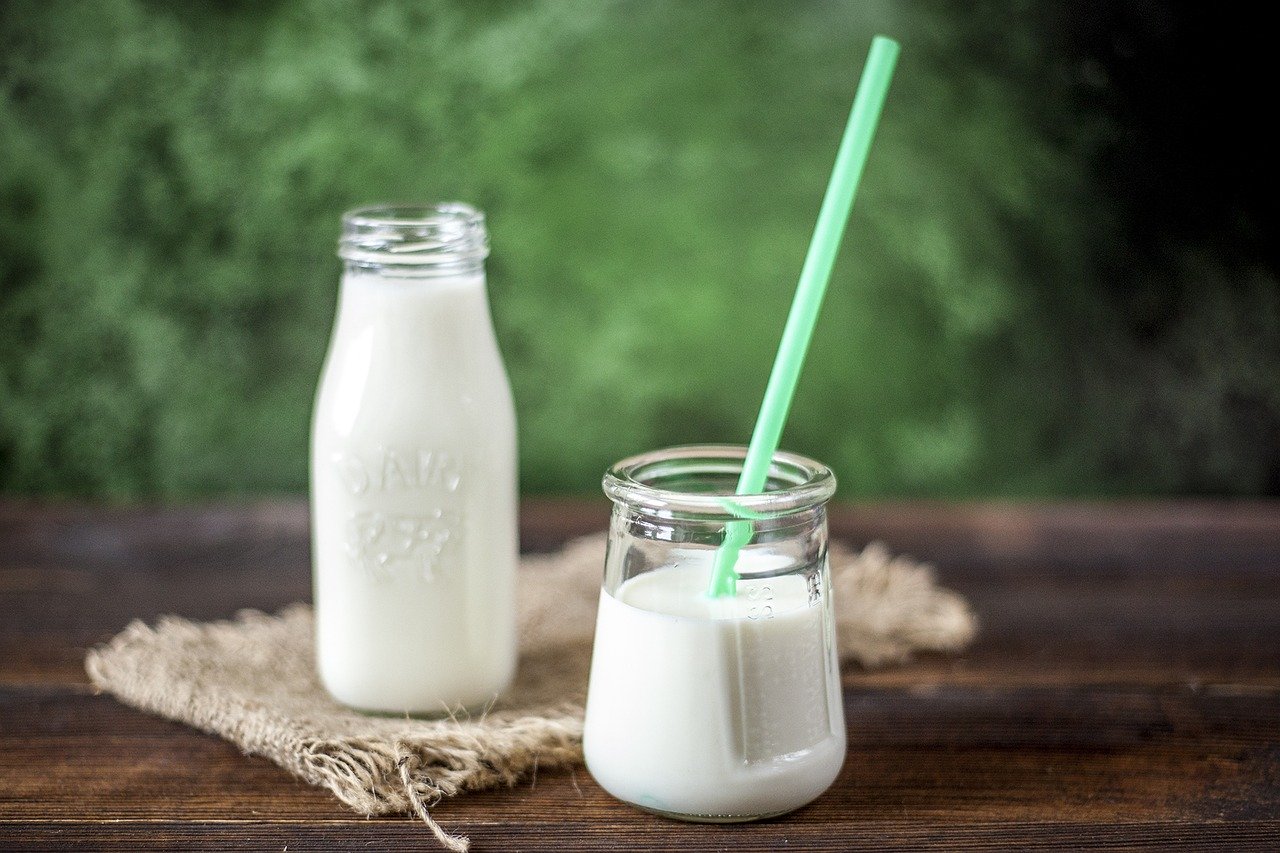 Teilentrahmte Milch, pasteurisiert Essen und Trinken Milchprodukte
